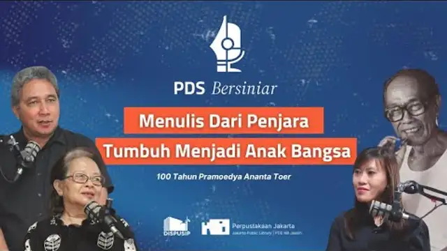 PDS Bersiniar: Merayakan 100 Tahun Pramoedya Ananta Toer bersama Hilmar Farid dan Astuti Toer thumbnail
